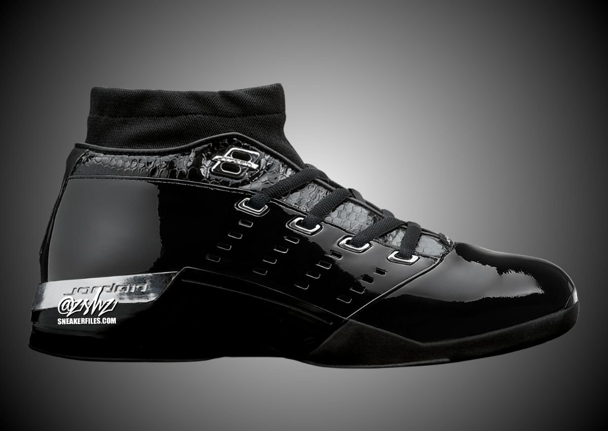 Air Jordan 17 Low Black Patent