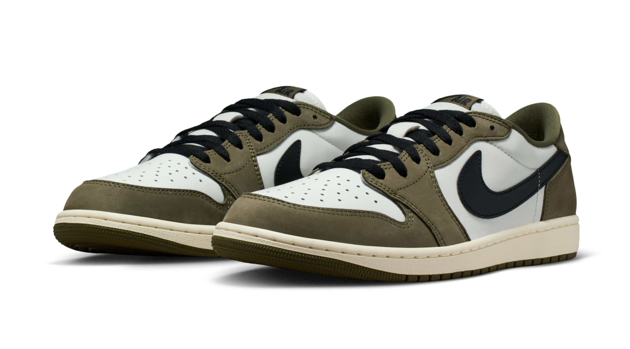 The 'Medium Olive' Air Jordan 1 Low Releases in January