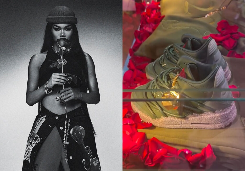 teyana taylor jordan 3 concrete rose