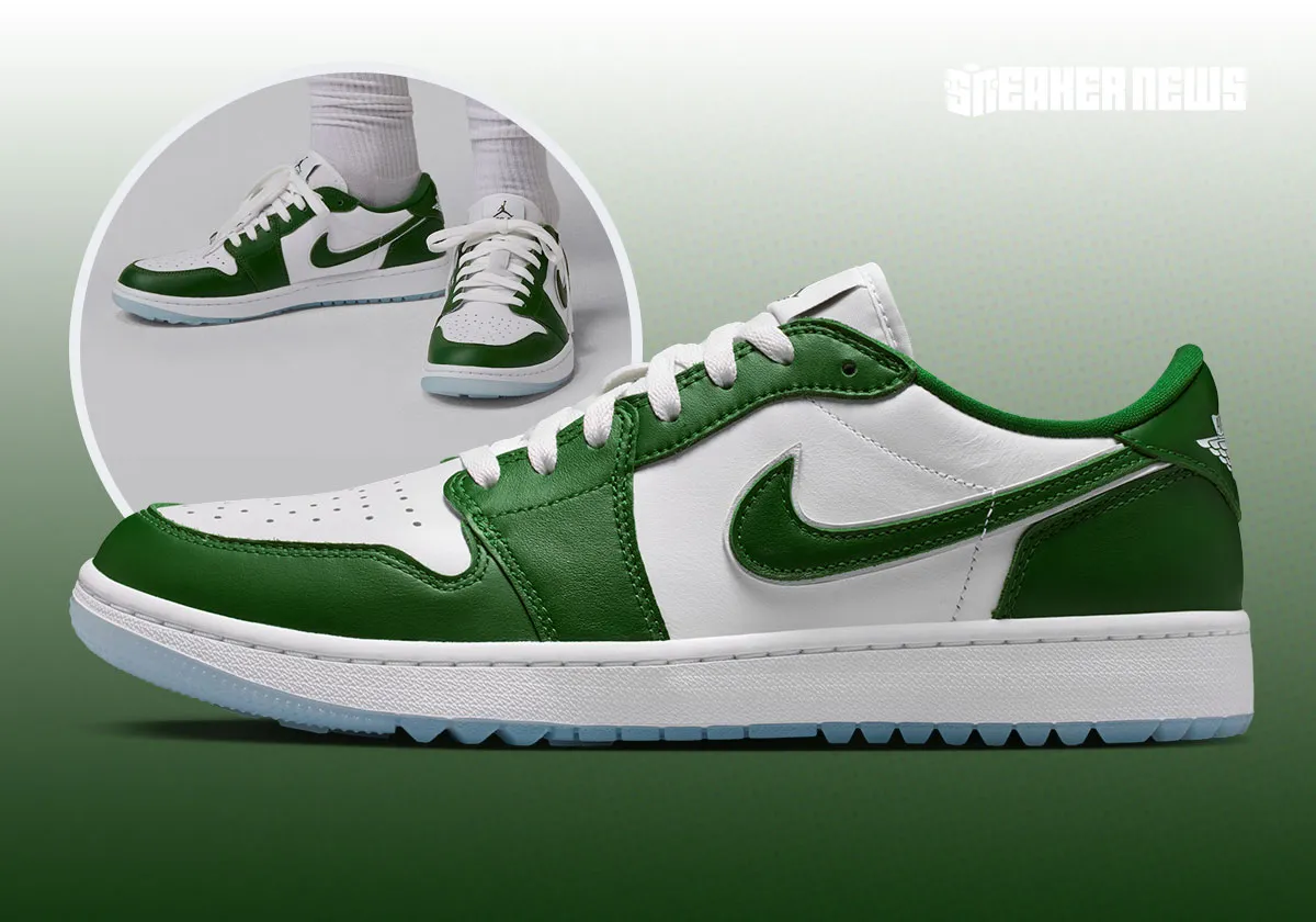 The Air Jordan 1 Low Golf Sticks To Classic “Forest Green”