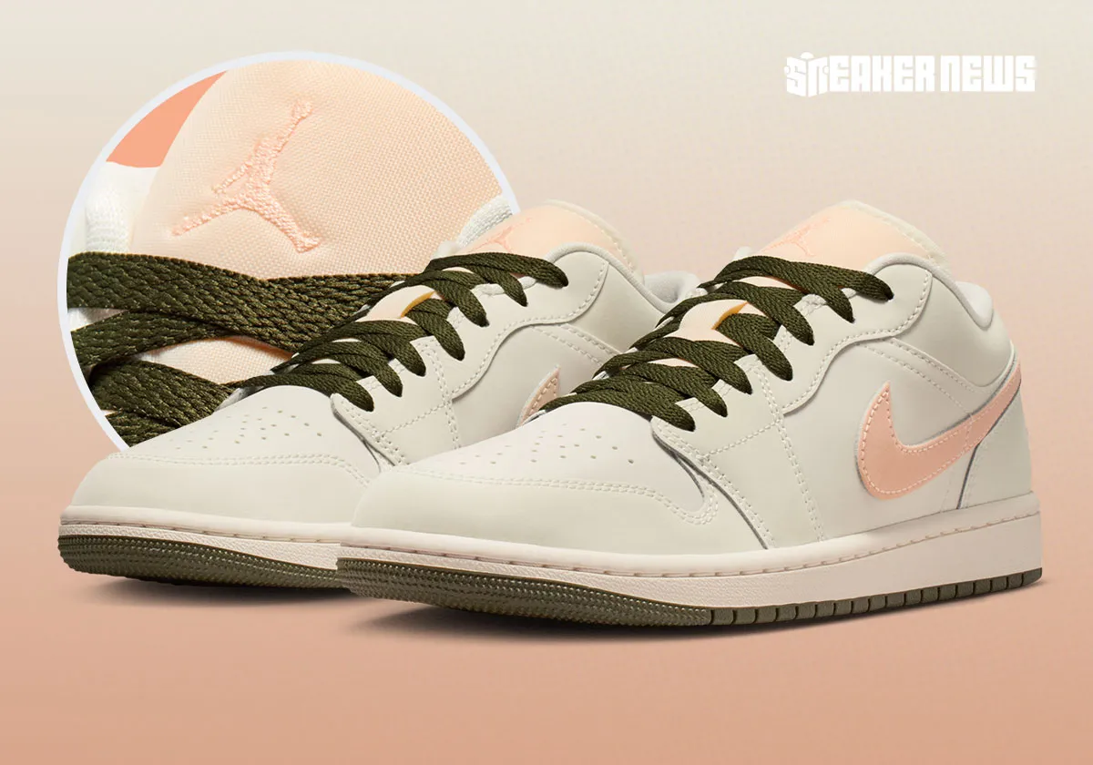 The Air Jordan 1 Low Adds A “Crimson Tint”