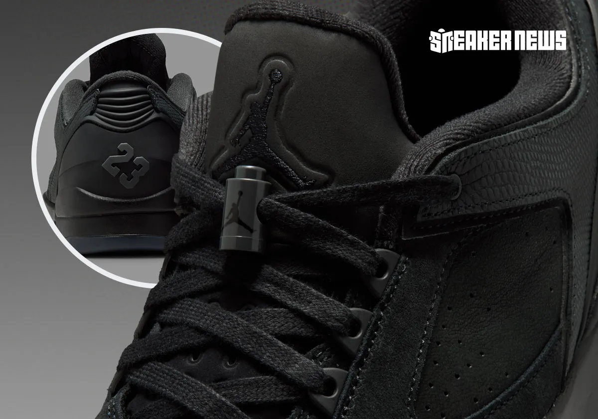 The Jordan Sixty Plus Low Sneaks In With “Black Cat” Aesthetics