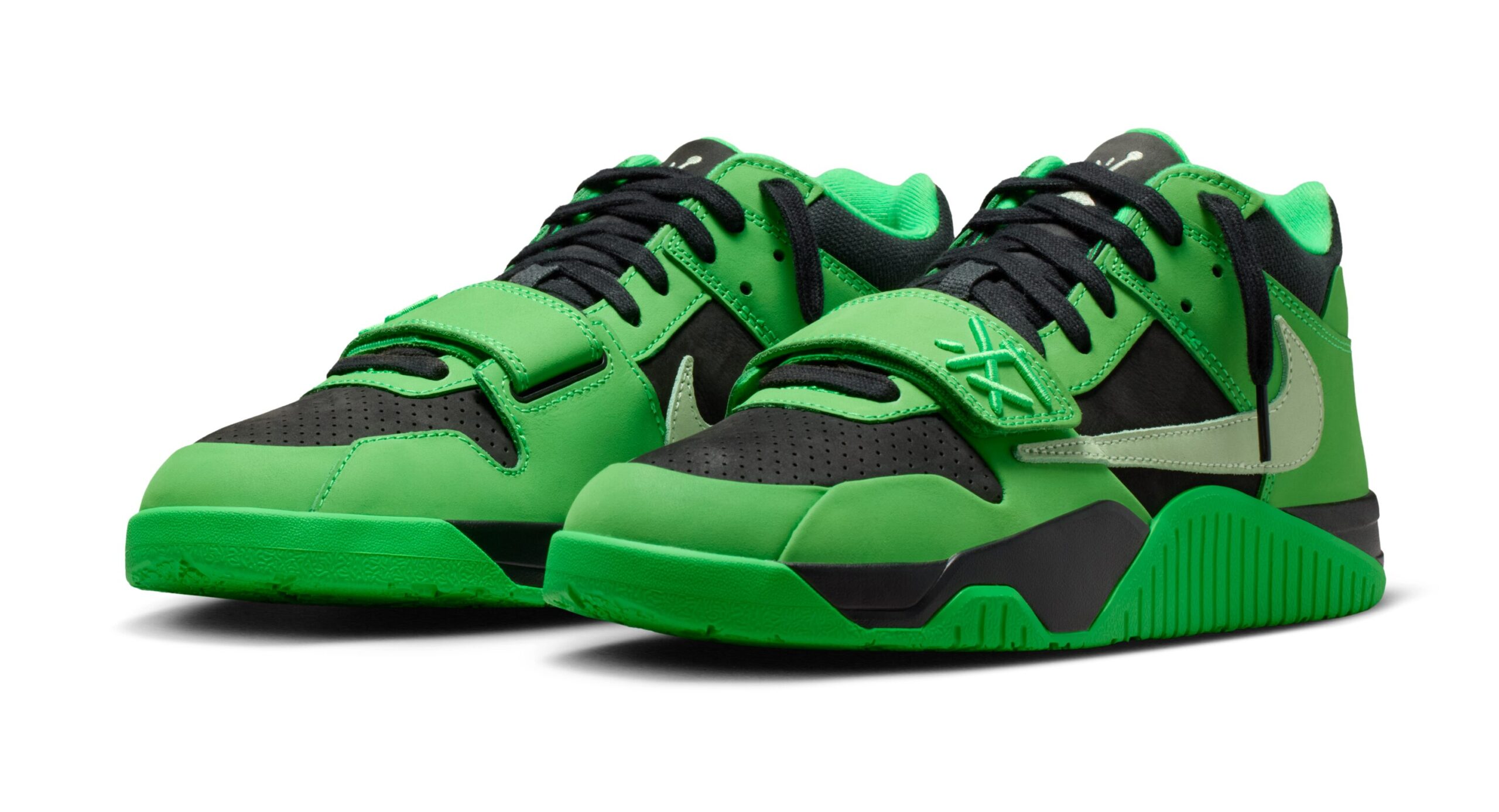 Official Look at Travis Scott's 'Green Spark' Jordan CJ1 T-Rexx