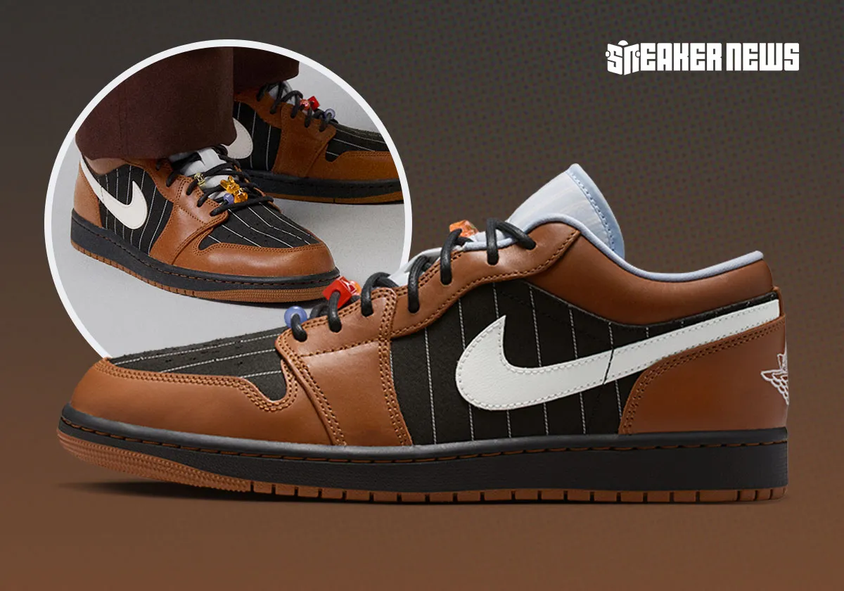 The Air Jordan 1 Keeps That Suit On With Another Pinstripe Edition