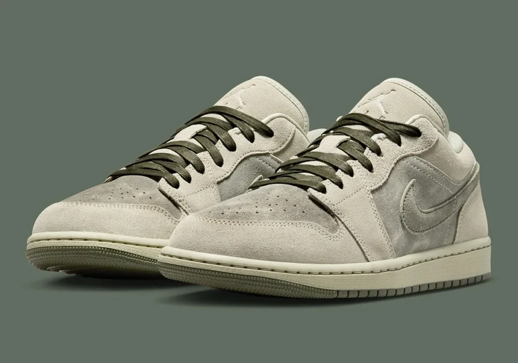 air jordan 1 low spruce fog jade stone cargo khaki IR7327 304 6