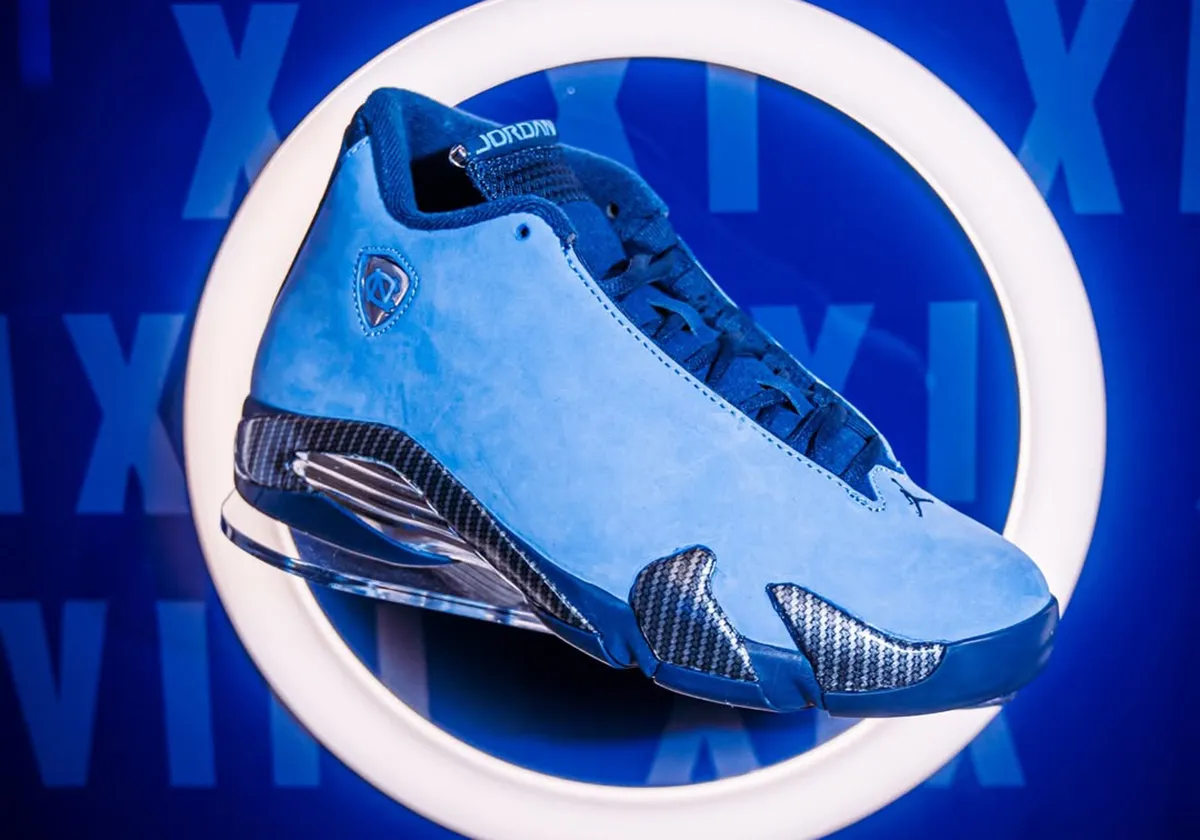 UNC Unleashes A University Blue Air Jordan 14 PE