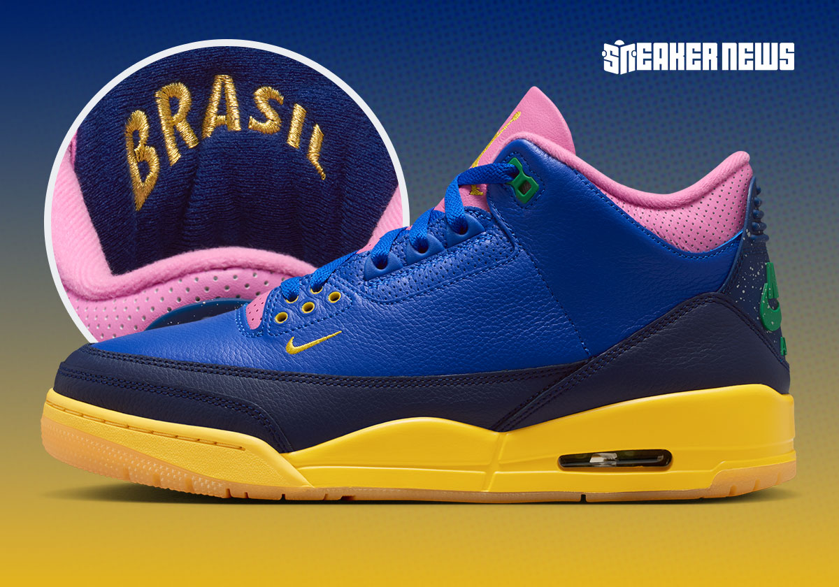 Official Images Of The Air Jordan 3 “Brazil”