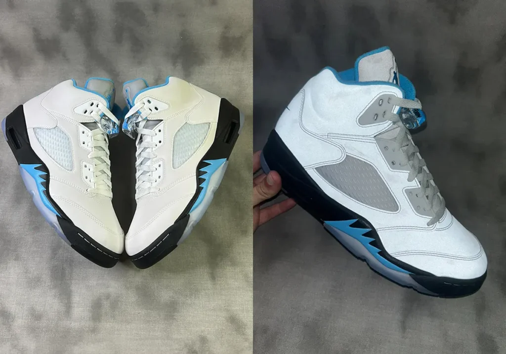 air jordan 5 dark powder blue holiday 2025 sample 1
