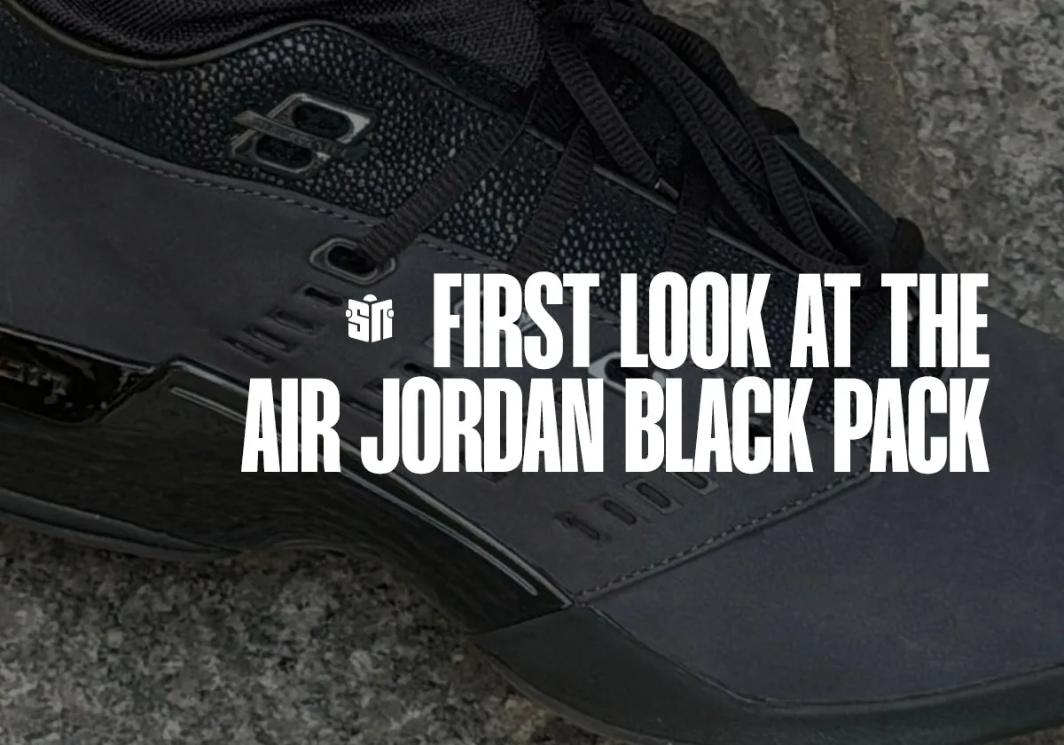 First Look At The Air Jordan “Black Pack” Image 1