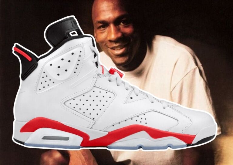 Air Jordan 6 “White Infrared” 2026 sneaker