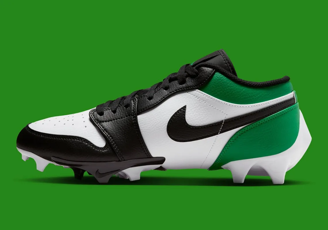 The Air Jordan 1 Football Cleat Fires Off A “Lucky Green” Pack Image 2