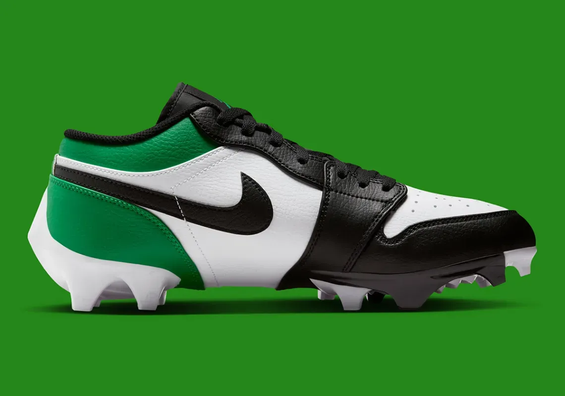 The Air Jordan 1 Football Cleat Fires Off A “Lucky Green” Pack Image 4