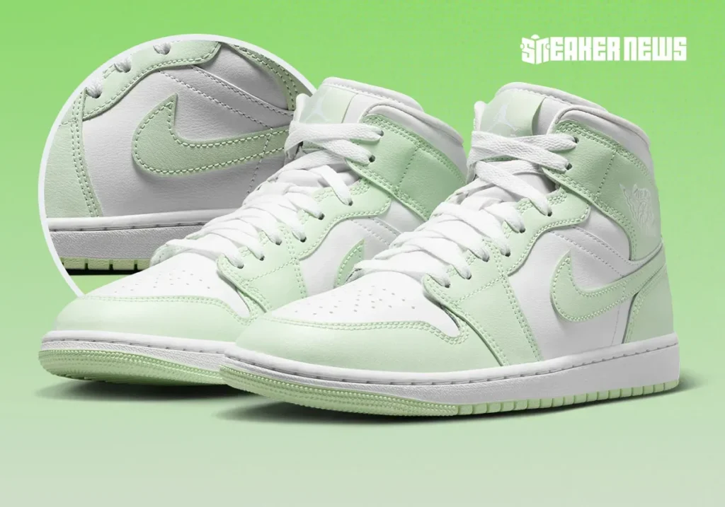 air jordan 1 mid white volt tint BQ6472 123 9