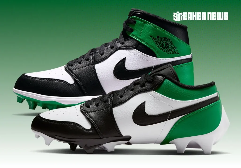 air jordan 1 td football cleats lucky green