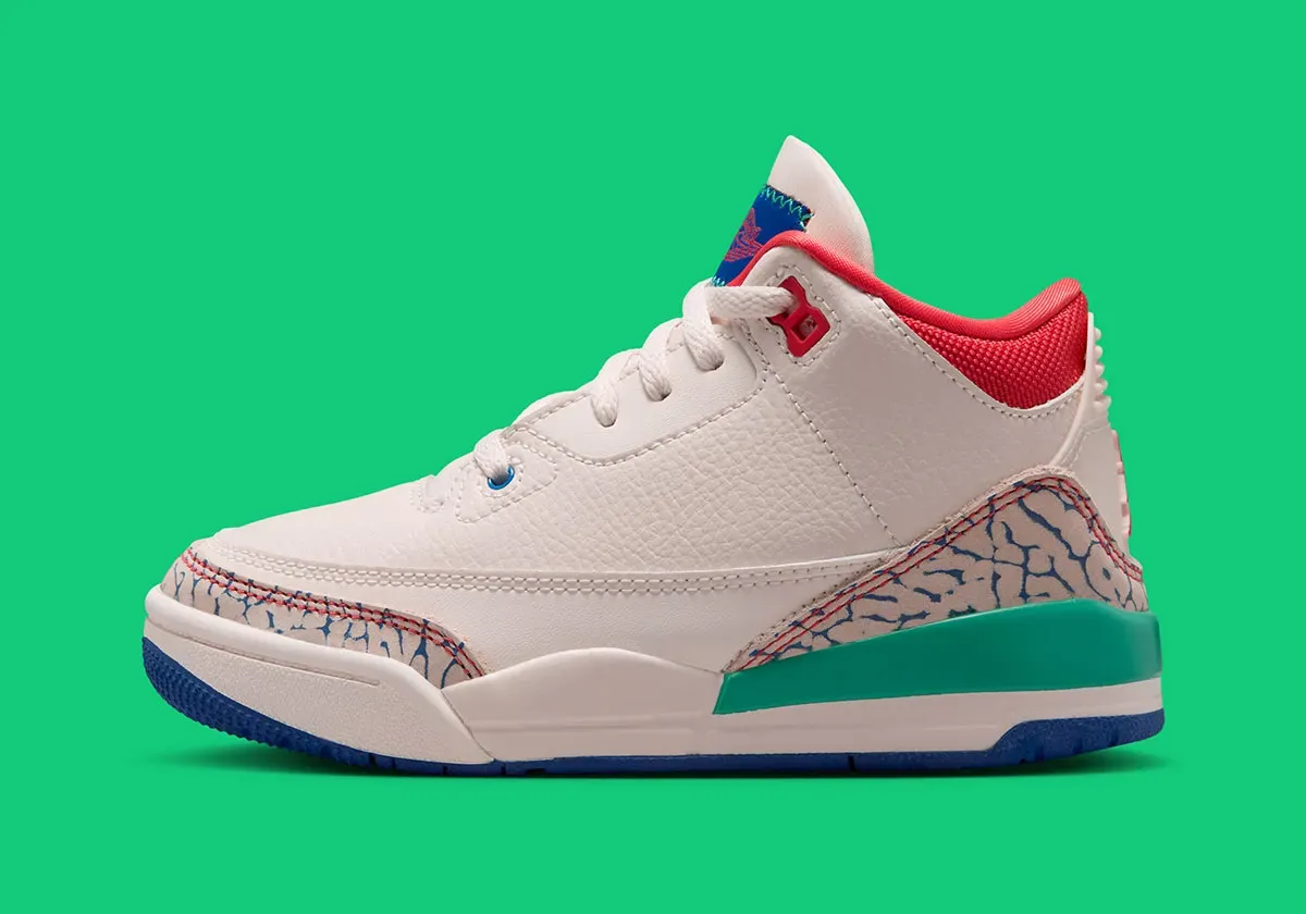 The Kids’ Air Jordan 3 “Chalk” Drops On August 8th Image 1