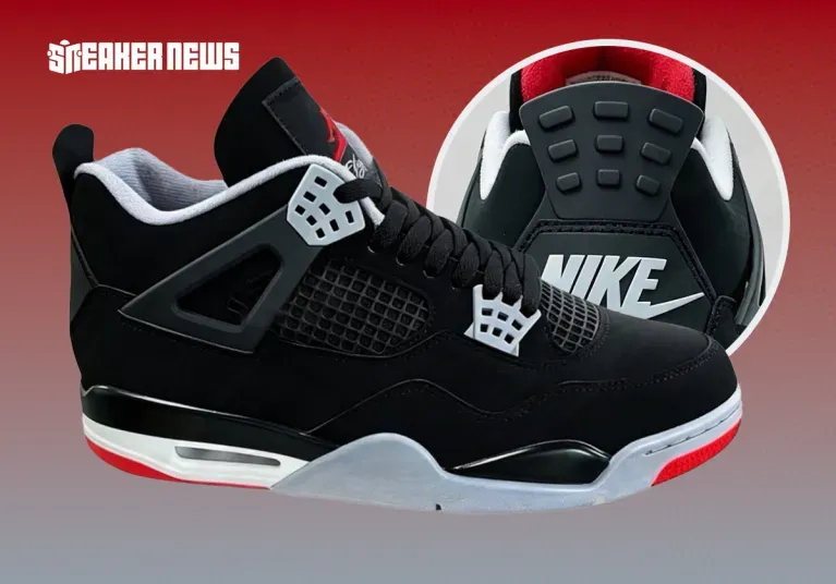 First Look At The Air Jordan 4 “Bred” 2026 Image 4
